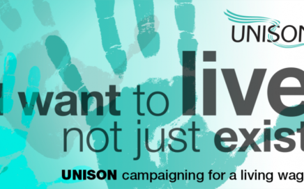 "I want to live, not just exist." UNISON is campaigning for the Living Wage.